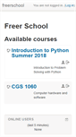 Mobile Screenshot of freerschool.com